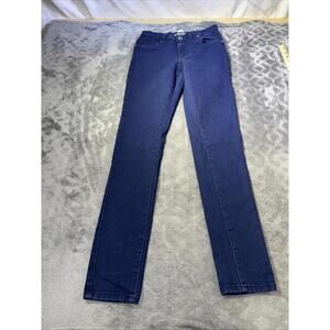 Venus Women's Size 4R Blue Straight Leg Dark Wash Cotton Blend Denim Jeans
